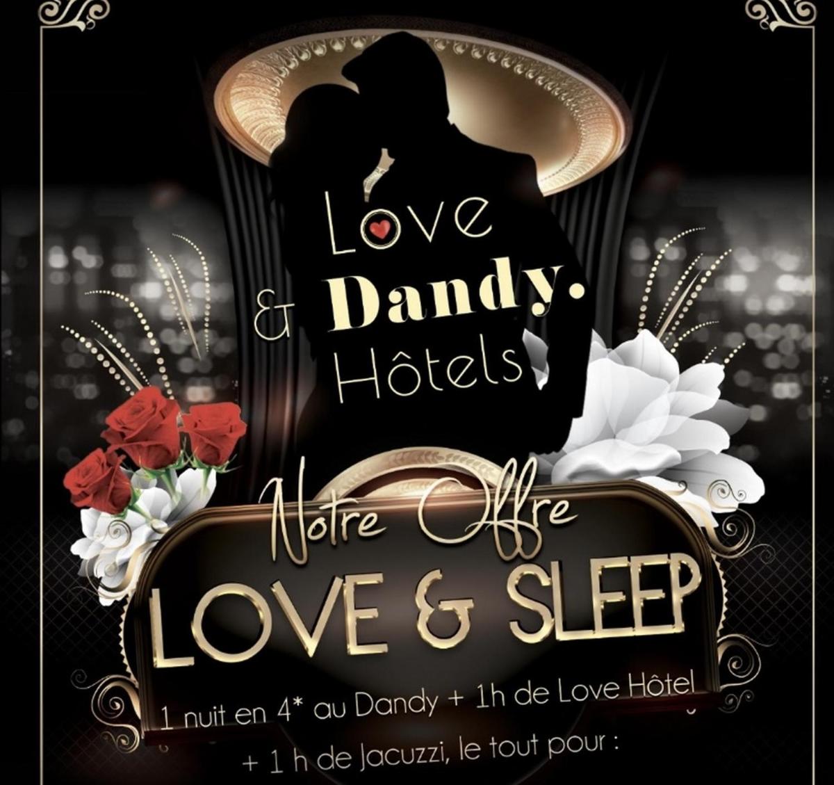 Love Hotel avec nuit insolite au Dandy et Jacuzzi privatise - main image