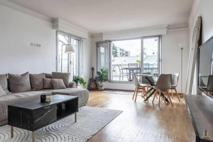 Magnificient Terrace 6 pers flat Paris 